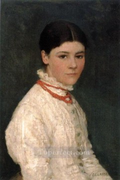 George Clausen Painting - Agnes Mary Webster modern Sir George Clausen